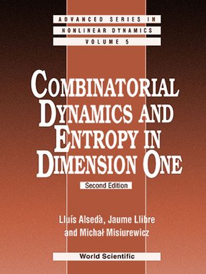 cover image of Combinatorial Dynamics and Entropy In Dimension One ()